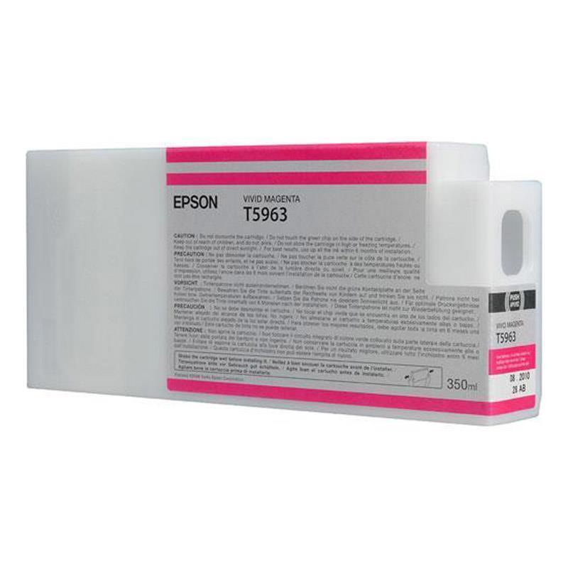 Epson črnilo T5963, 350 ml, vivid magenta
