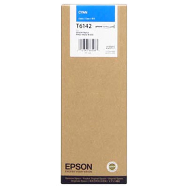 Epson črnilo T6142, 220 ml, cyan
