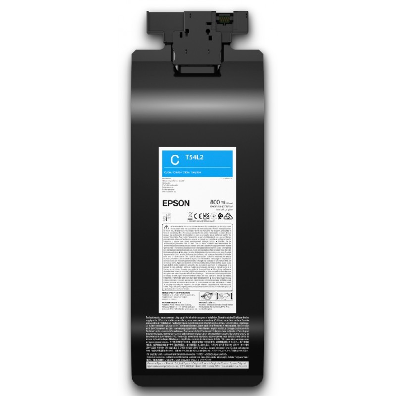 Epson črnilo T54L2, 800 ml, cyan