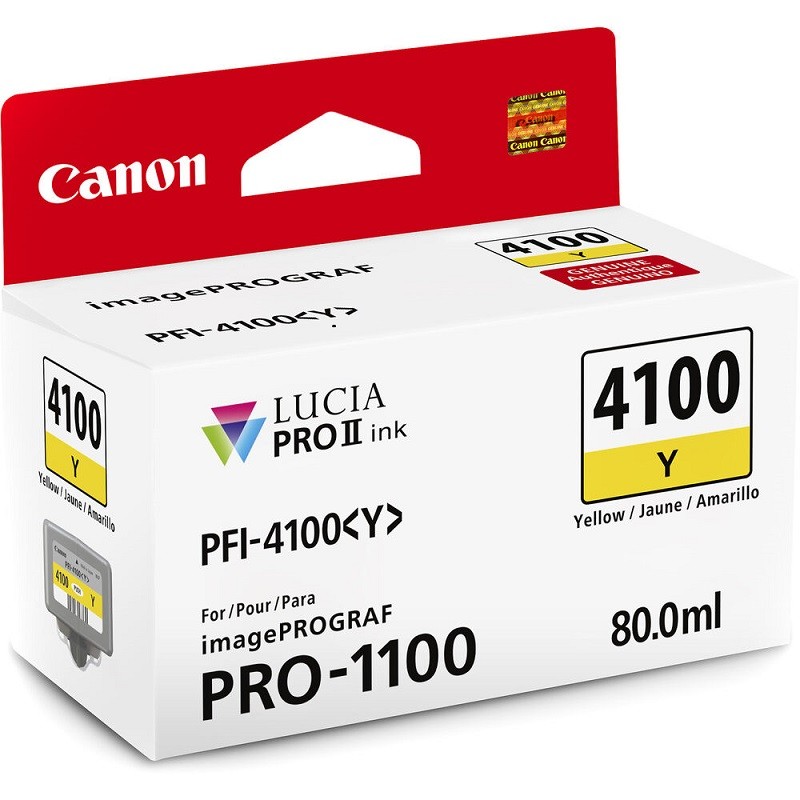 Canon črnilo PFI-4100, 80 ml, Yellow